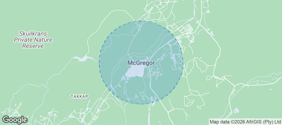 McGregor Airbnb map